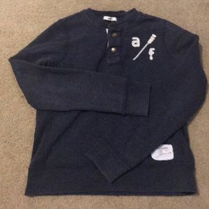 Like New Navy Abercrombie Kids Sweatshirr Boys XL